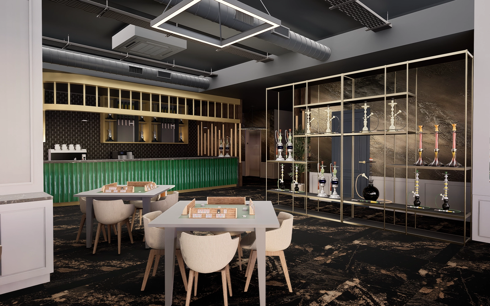 Duqqah Restoran proje galeri görseli 4