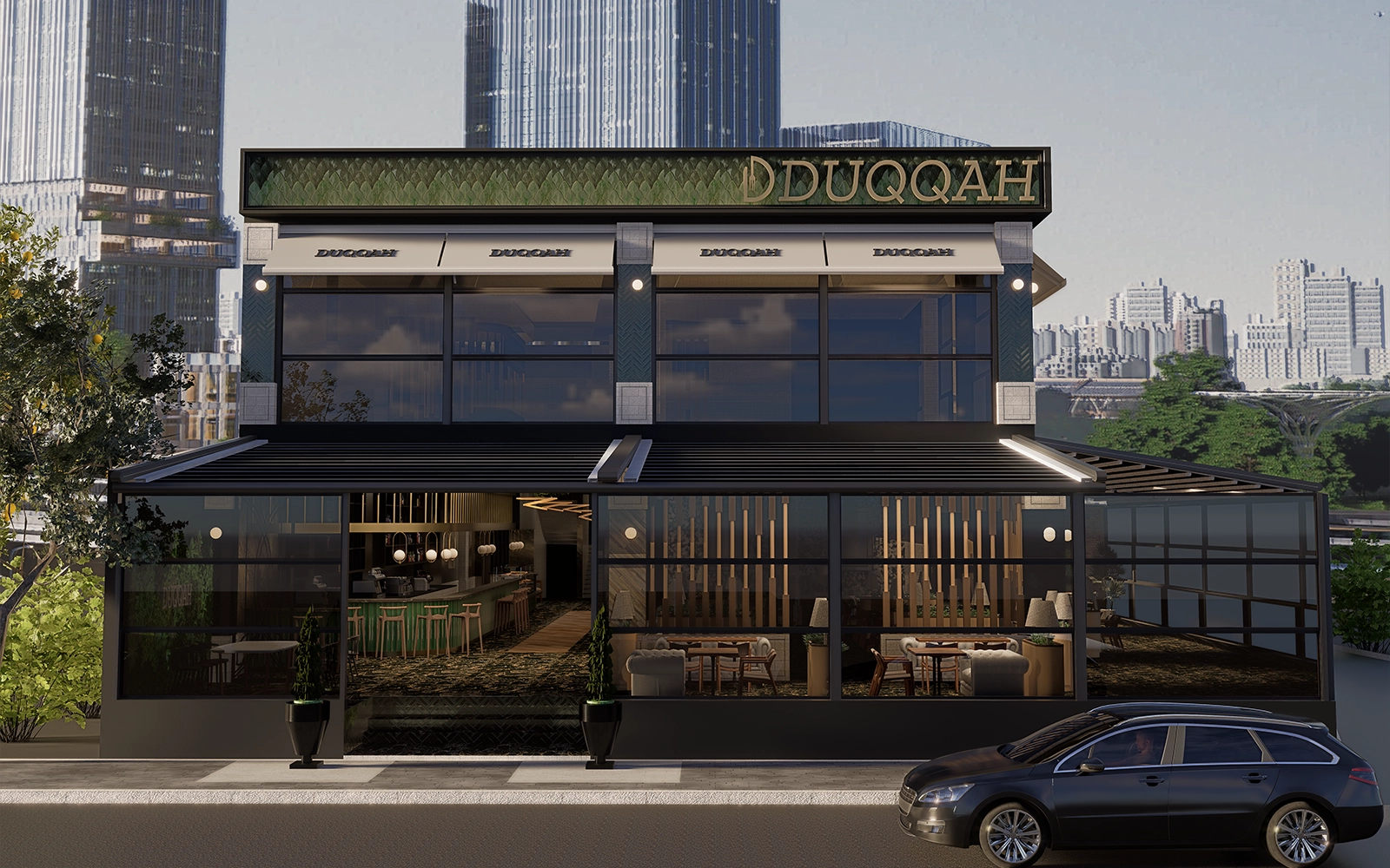 Duqqah Restoran ana proje görseli